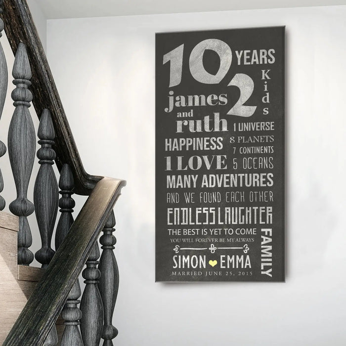 Journey Sign by Tailored Canvases
