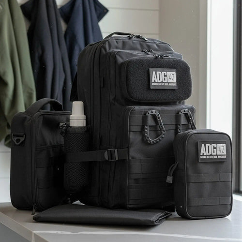JUG 30L Dad Diaper Bag Backpack Combo Kit by Active Doodie Gear®