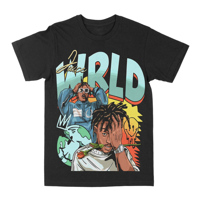 Juice Wrld "Smiley" Graphic Tee by Obsessed with graphic tees