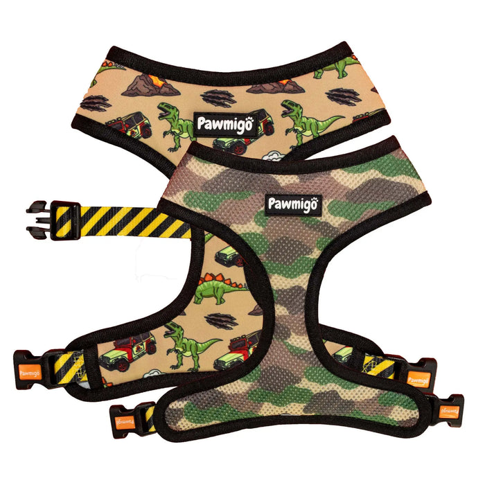 Jurassic Bark Reversible Harness by Pawmigo