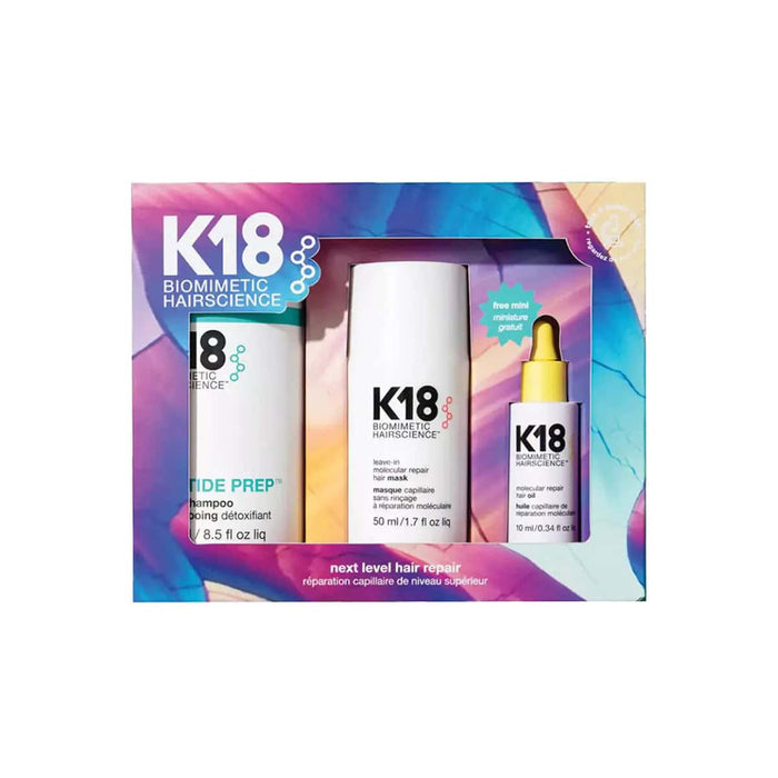 K18 Biomimetic Hairscience Next Level Hair Repair Trio 3piece by Nava Beauty