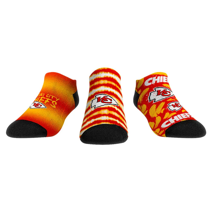 Kansas City Chiefs - Low Cut - Make Some Noise (3-Pack) by Rock 'Em Socks