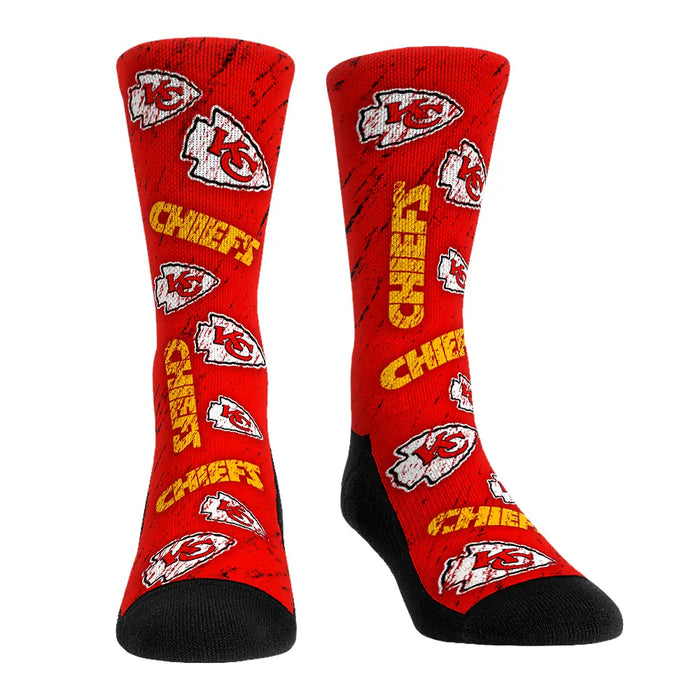 Kansas City Chiefs - Throwback All-Over by Rock 'Em Socks