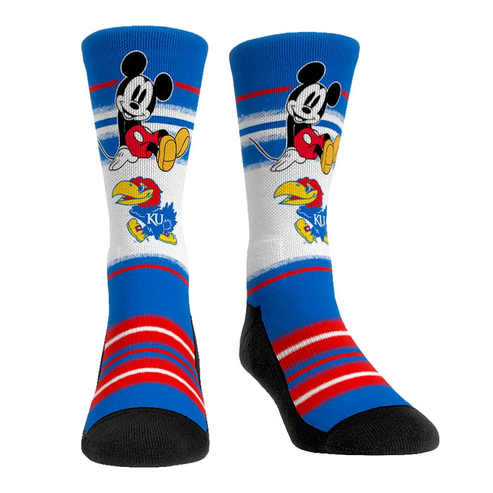 Kansas Jayhawks - Disney - Sit Stripe by Rock 'Em Socks