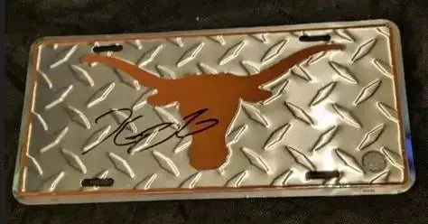 Kevin Durant Signed License Plate (COA) by Price Is Right Miami