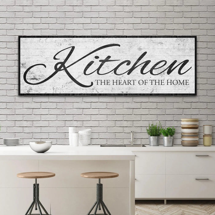 Kitchen Is The Heart Of The Home Sign II by Tailored Canvases