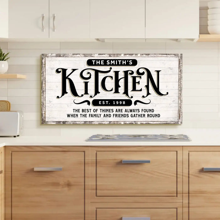 Kitchen Sign VII by Tailored Canvases