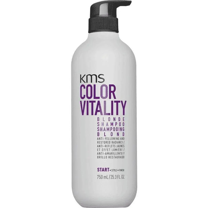 KMS ColorVitality Blonde Shampoo 750ml/25.3oz by The Warehouse Salon