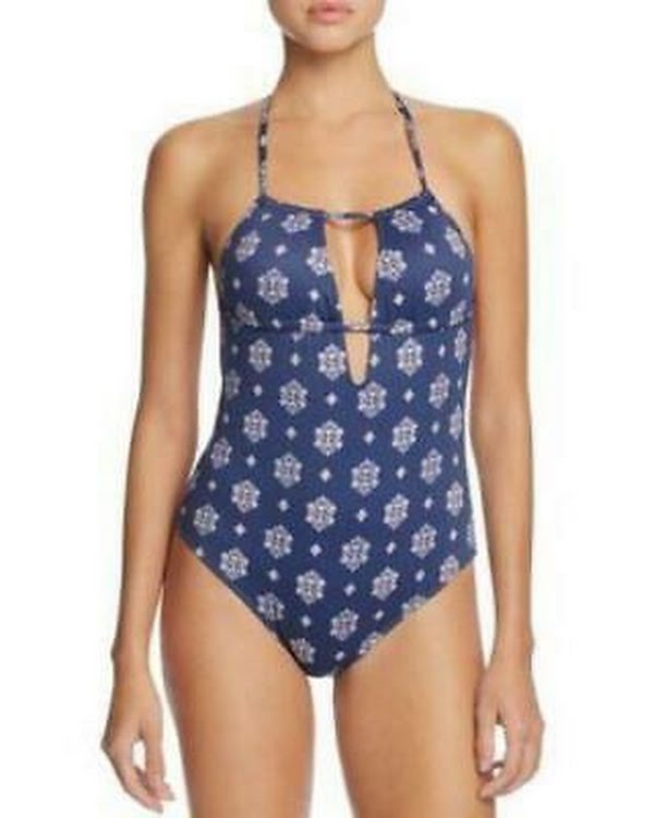 Eberjey Womens One-Piece Buena Vista Suki Printed Swimsuit, Size Medium by Vanessa Jane
