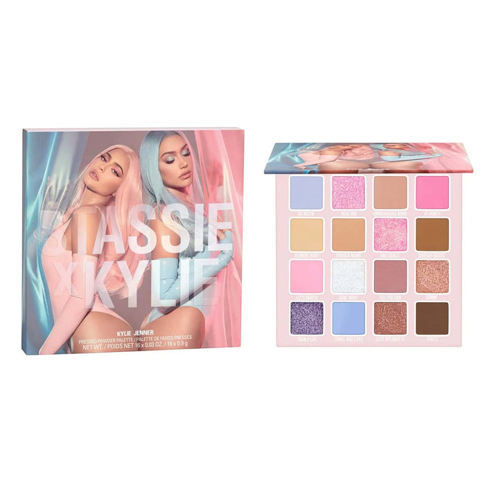 Kylie Cosmetics Stassie Collection Pressed Powder Palette 16 x 0.03 OZ by Nava Beauty