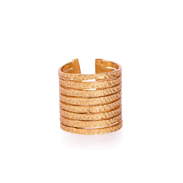 Deco Wire Stackable Ring by Christina Greene