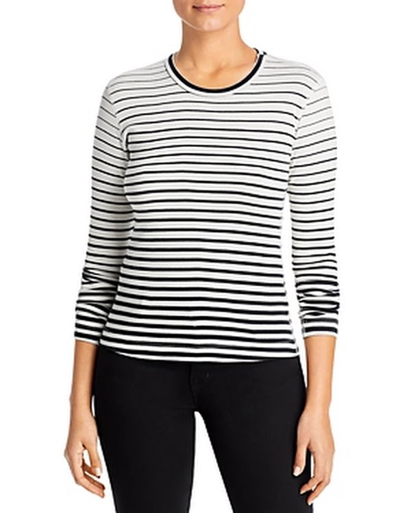 Three Dots Heritage Knit Long Sleeve Crew Neck by Vanessa Jane