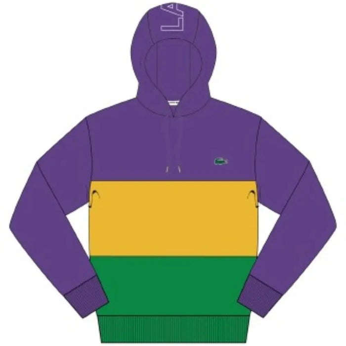 Lacoste Men’s Colorblock Fleece Hoodie by I-Max Fashions