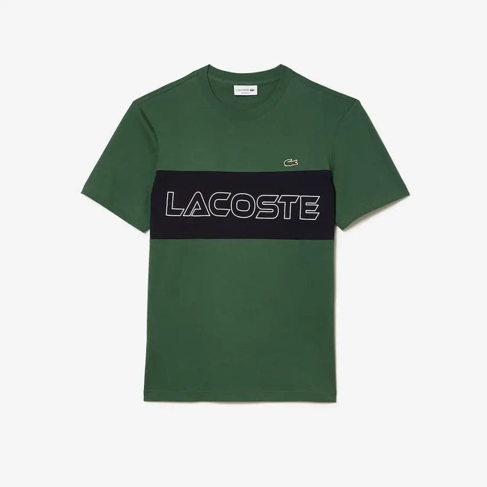 Lacoste Men's Regular Fit Colorblock Short-Sleeve T-Shirt by I-Max Fashions