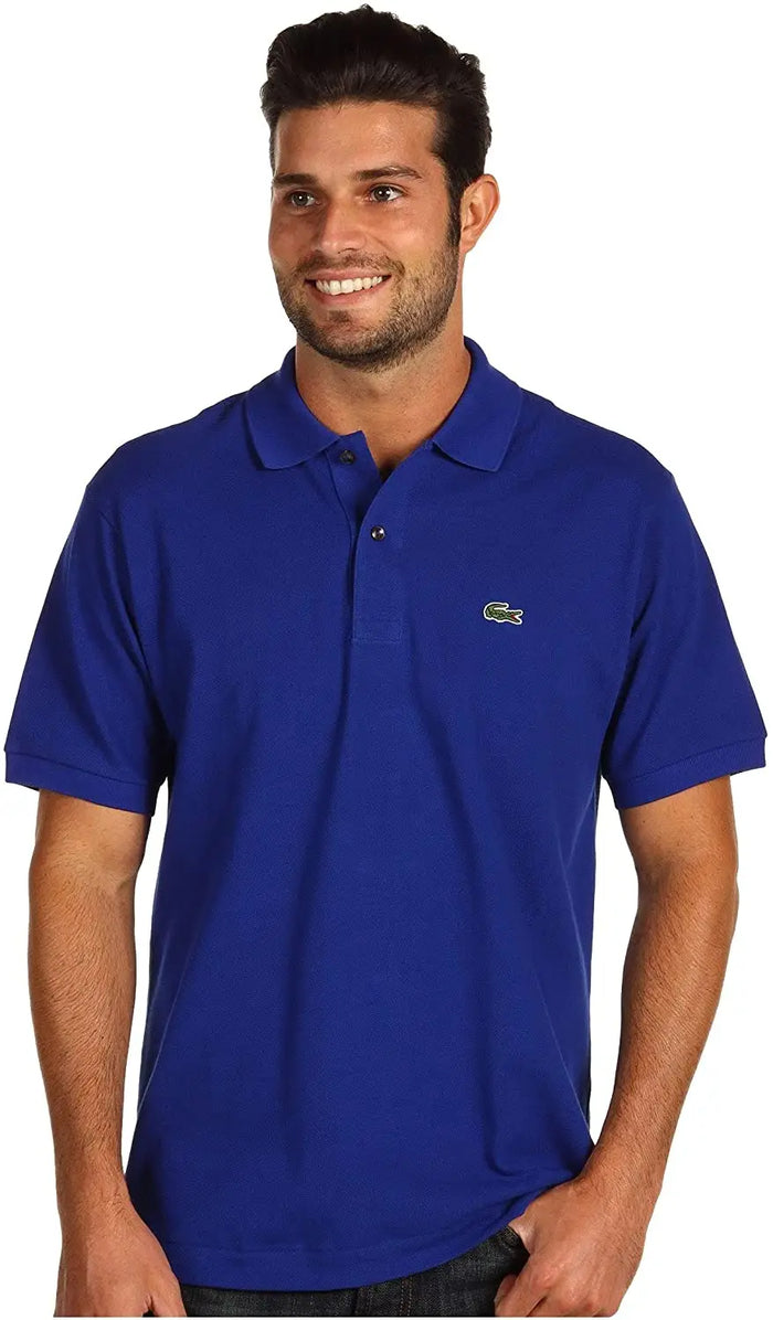 Lacoste Men's Short Sleeve Pique L.12.12 Original Fit Polo Shirt by I-Max Fashions