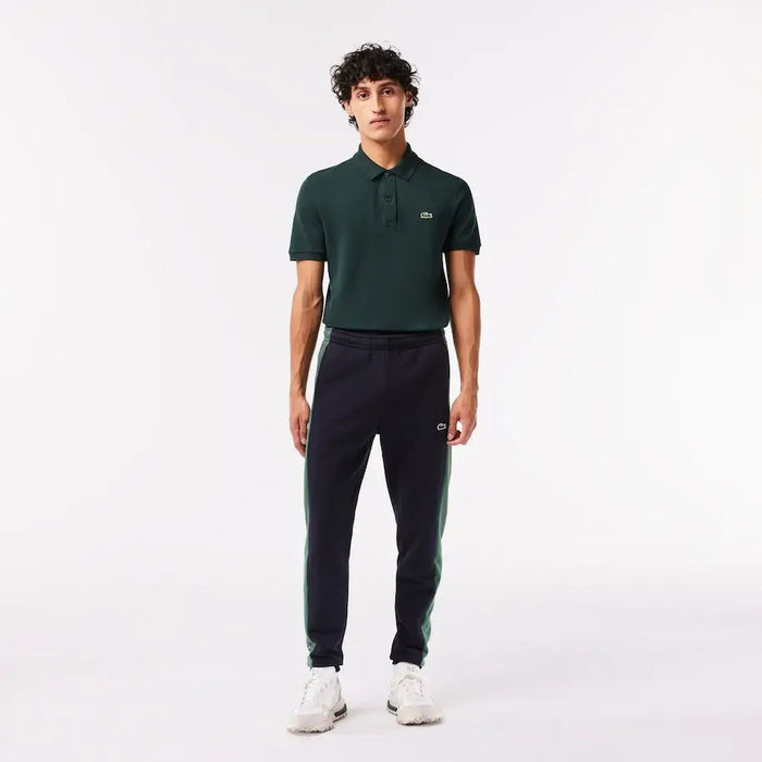 Lacoste Men's Tapered Fit Sidestripe Sweatpants by I-Max Fashions