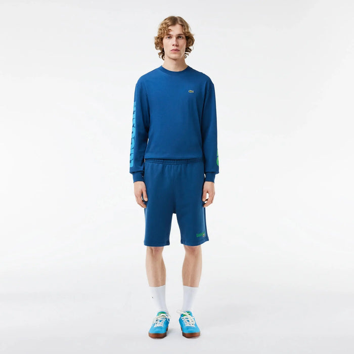 Lacoste Men's Washed Effect Printed Shorts by I-Max Fashions