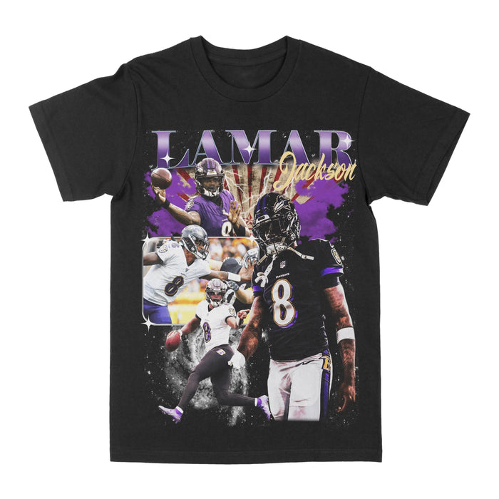 Lamar Jackson "8" Graphic Tee by Obsessed with graphic tees