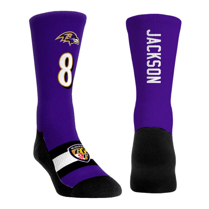 Lamar Jackson - Baltimore Ravens - Jersey (Purple) by Rock 'Em Socks