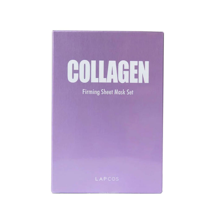 LAPCOS Daily Collagen Firming Facial Skin Mask 5 Pack - Korean Mask by Nava Beauty