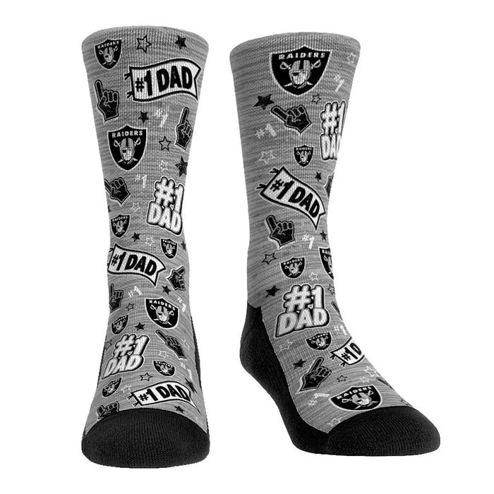 Las Vegas Raiders - #1 Dad by Rock 'Em Socks