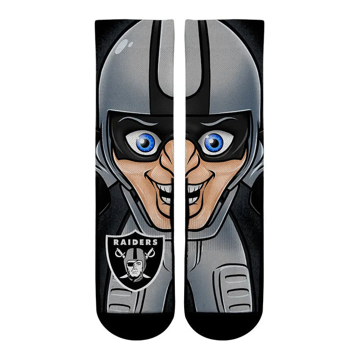 Las Vegas Raiders - Split Face Mascot by Rock 'Em Socks