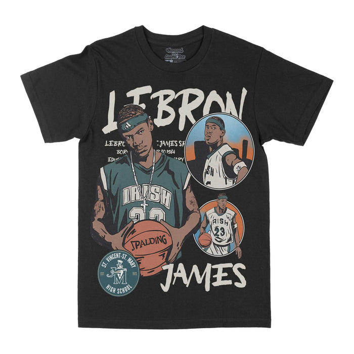LeBron James "St. Vincent St. Mary" Graphic Tee by Obsessed with graphic tees