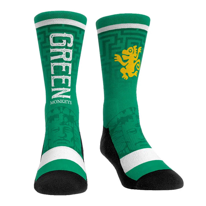 Legends of the Hidden Temple - Jersey Series - Green Monkeys by Rock 'Em Socks