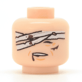 Bandaged Head - Custom LEGO Military Part by B3 Customs