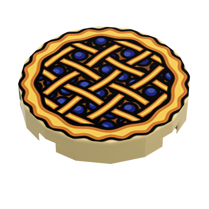 Blueberry Pie (2x2 Tile) by B3 Customs