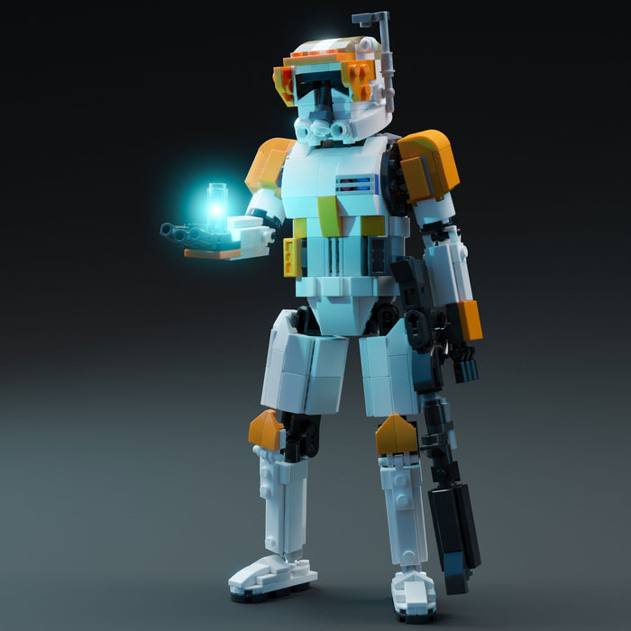 Commander Cody 9" Figure - Custom MOC made using LEGO bricks by B3 Customs