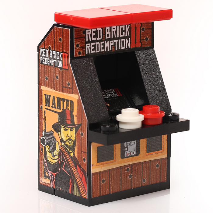 Red Brick Redemption II Classic Arcade Machine by B3 Customs