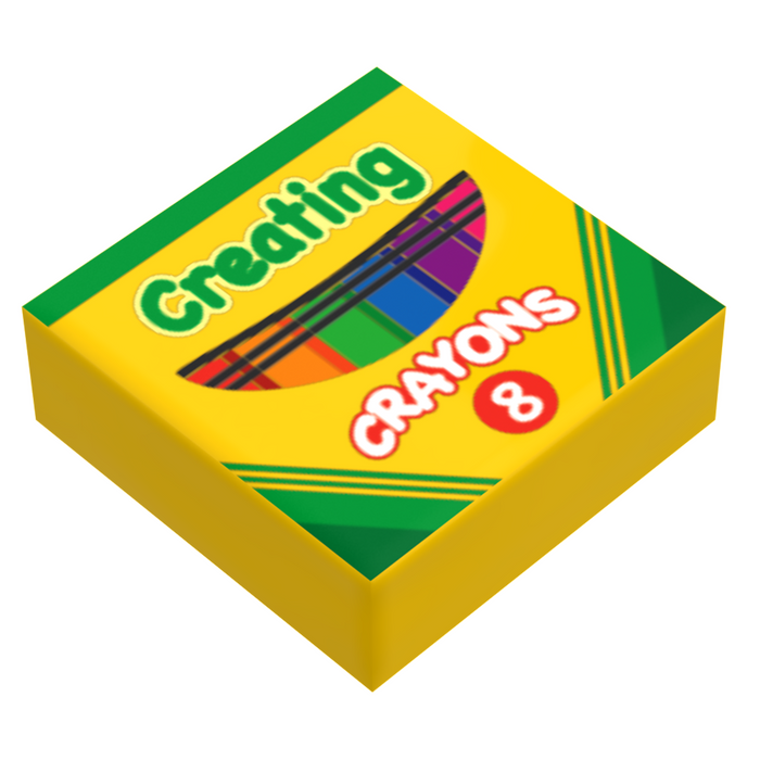 B3 Customs® Creating Crayons Small Box (1x1 Tile) by B3 Customs