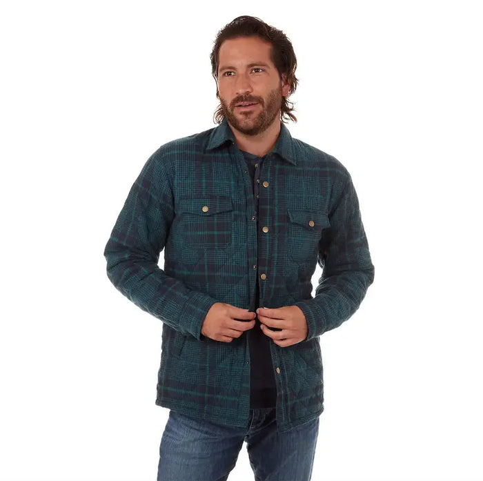 Leon Quilted Flannel Jacket by Boutique 23