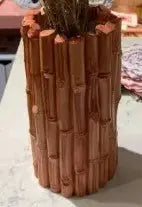 Les Ottomans Bamboo Ceramic Vase by Price Is Right Miami