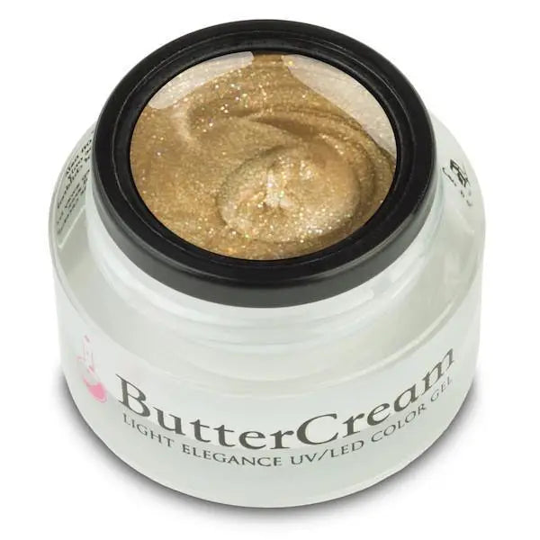 Light Elegance Buttercream - Gold Metallic by The Nail Hub