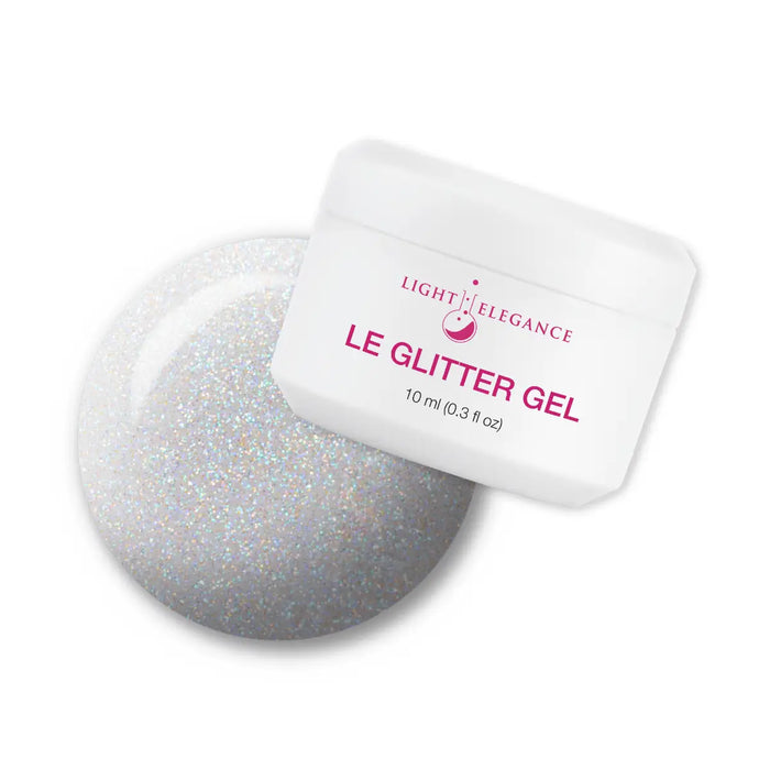 Light Elegance Glitter Gel - Crystal by The Nail Hub
