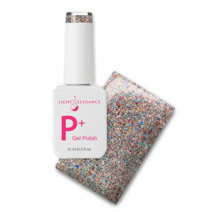 Light Elegance P+ Soak-Off Glitter Gel Polish - The Elvis Pelvis by The Nail Hub