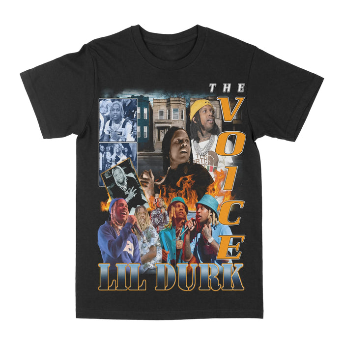 Lil Durk "The Voice" Graphic Tee by Obsessed with graphic tees