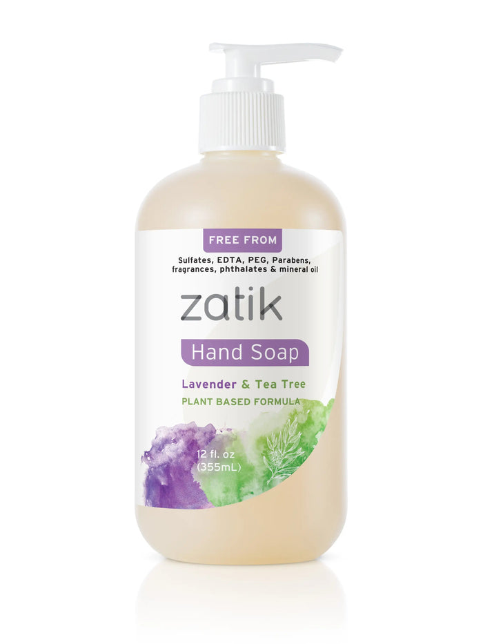 Liquid Hand Soap - Lavender & Tea Tree by Zatik Naturals