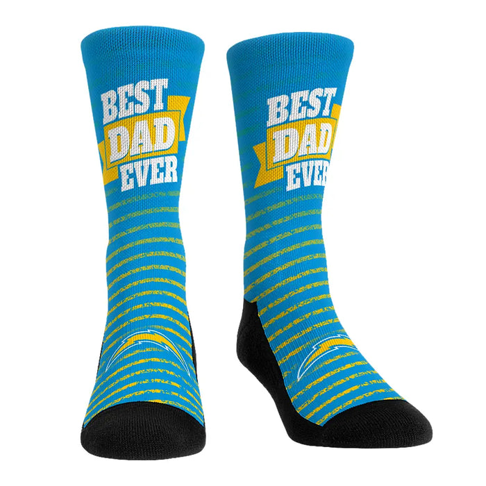 Los Angeles Chargers - Best Dad Ever by Rock 'Em Socks