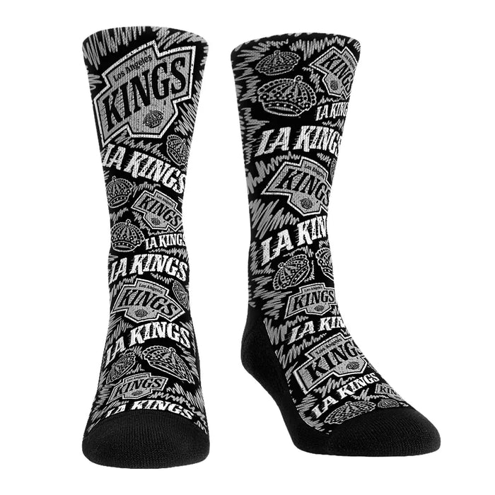Los Angeles Kings - Logo Sketch by Rock 'Em Socks
