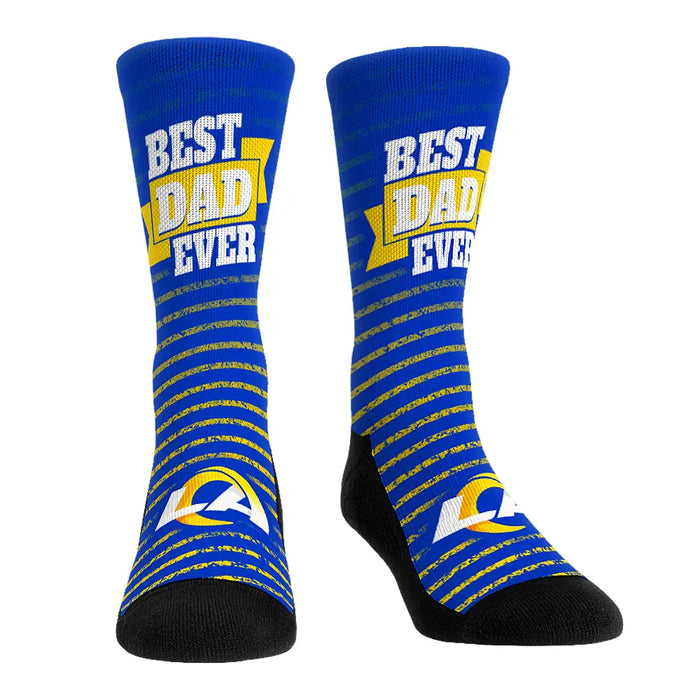 Los Angeles Rams - Best Dad Ever by Rock 'Em Socks