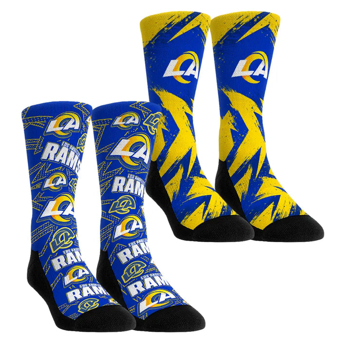 Los Angeles Rams - Game Day 2-Pack by Rock 'Em Socks