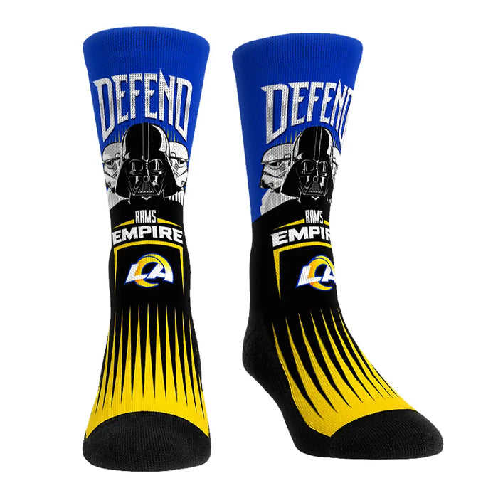 Los Angeles Rams - Star Wars - Defend The Empire by Rock 'Em Socks