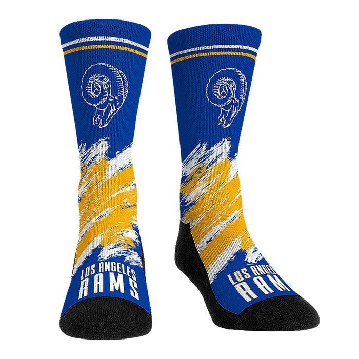 Los Angeles Rams - Throwback Paint by Rock 'Em Socks