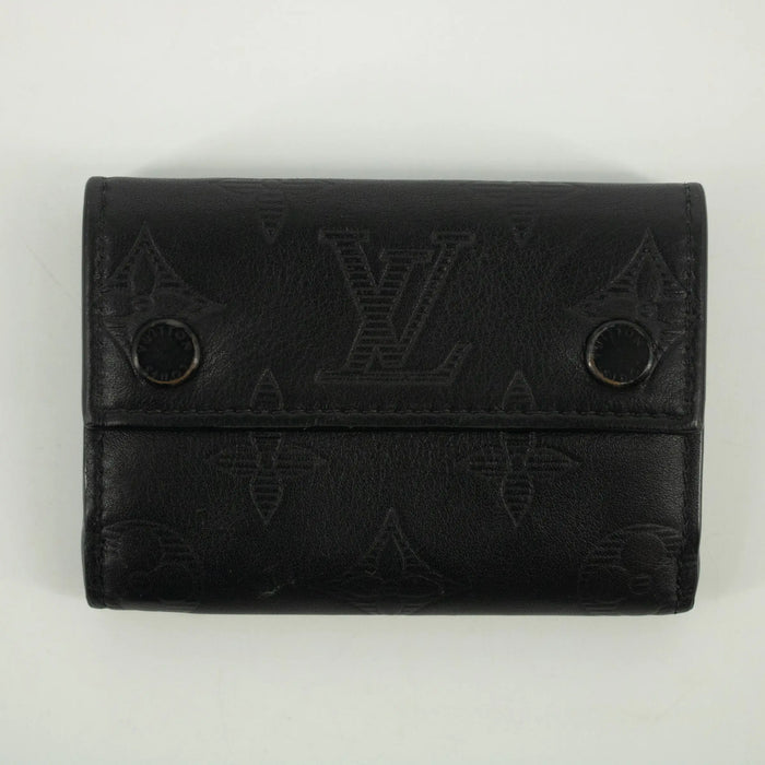 Louis Vuitton Black Monogram Shadow Discovery Compact Mini Wallet-#2378 by Bolt Boutique