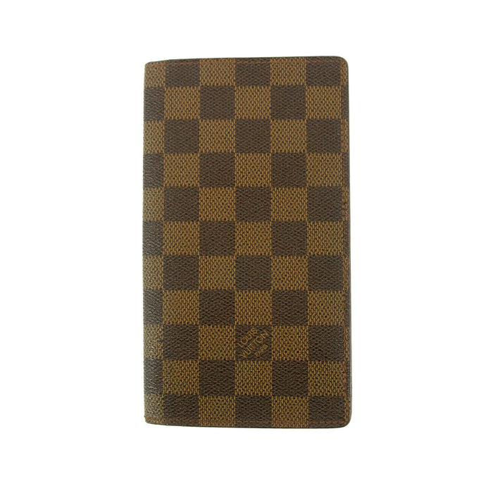 Louis Vuitton Brown Damier Ebene Porte Long Wallet #4697 by Bolt Boutique