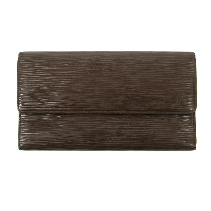 Louis Vuitton Brown Epi International Long Wallet #3151 by Bolt Boutique