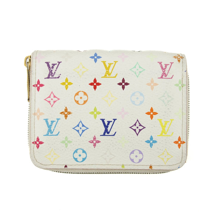 Louis Vuitton Canvas Multicolor Compact Zip Around Wallet #3101 by Bolt Boutique
